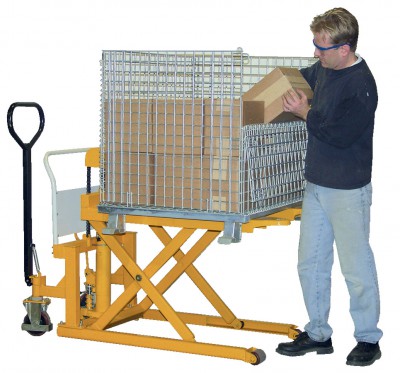 Manual Pallet Jack with Scissor Lift